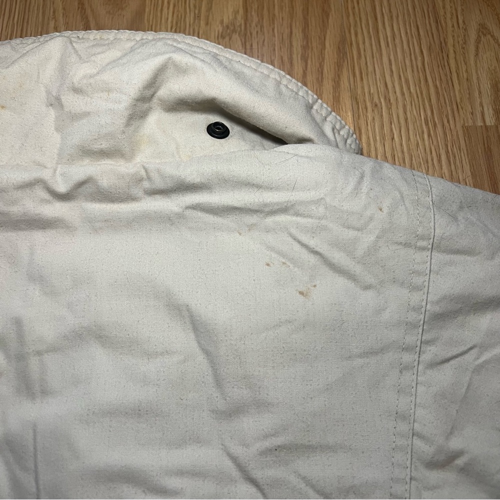 Vintage 90s Pacific Trail Coat Women’s Large Blanket Lined Hiking Beige Jacket - Picture 8 of 14